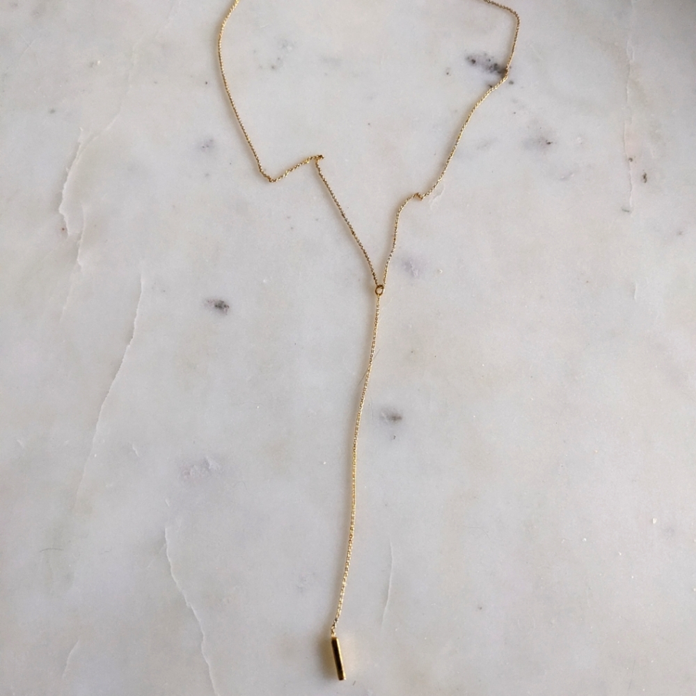 Gold Drop Necklace